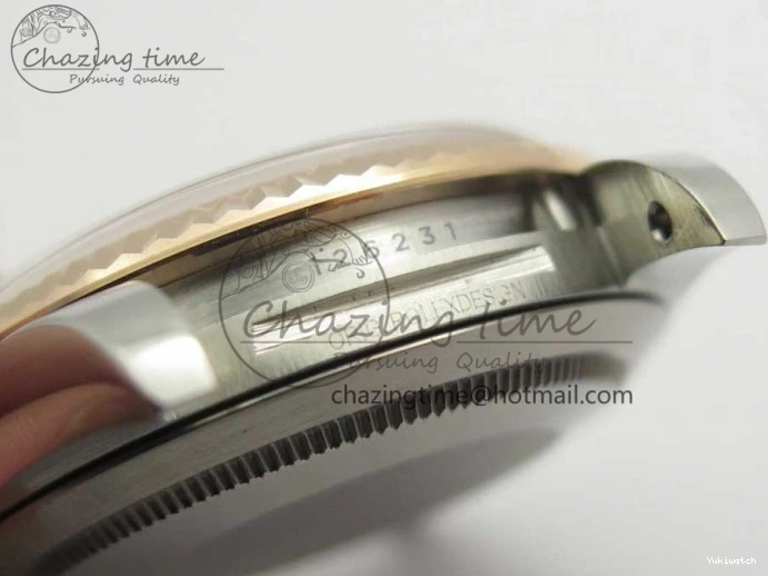 Jubilee RG Dial RG GMF SS 904 Wrapped on RG A2836 Roman Bracelet SS 36mm DateJust Wrapped 116231 0323